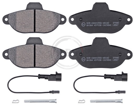 Front A.B.S. 37995 Brake Pad Set, disc brake for FORD