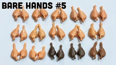 #ad BARE HANDS LOT #5: 15 Pairs of Marauders Task Force 1:18 Bare Hands Male $30.00