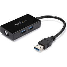 StarTech USB31000S2H USB 3.0 to Gigabit Network Adapter w/ 2-Port USB Hub