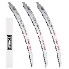 15 Inch Japanese Teeth Reciprocating Saw Blades Set, Arc Cutting Edge Wood Pruni