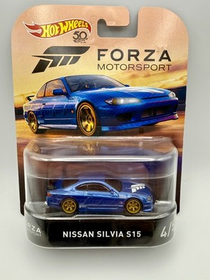 Hot Wheels Retro Entertainment Premium Forza Motorsport Nissan Silvia S15 - Blue
