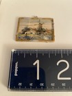 ANTIQUE GERMAN porcelain Doll house MAID and small metal framed picture — photo 4