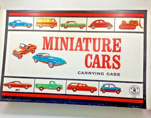 Vintage Lesney Matchbox Cars and Vehicles with 1966 Carry Case Lot of 40