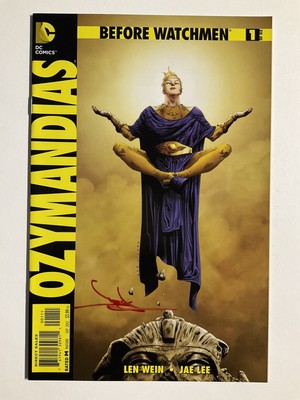BEFORE WATCHMEN OZYMANDIAS 1 SIGNED BY JAE LEE NM NEAR MINT DC COMICS