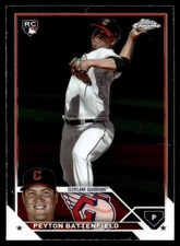 2023 Topps Chrome Update Peyton Battenfield Rookie Cleveland Guardians #USC102