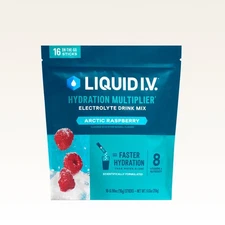 Liquid I.V. Hydration Multiplier Arctic Raspberry, Electrolyte Drink Mix, 16ct