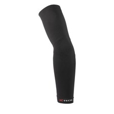XTECH XT75 manicotti tecnici neri per ciclismo running termici traspiranti
