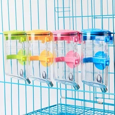 Automatic Water Dispenser Bottle Cage Water Feeder For Pet Bird Budgie Feeder 