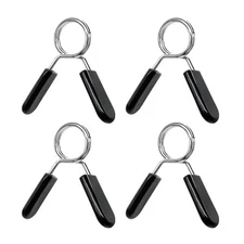 Barbell Clamps Dumbbell Spring Clip Circlip Collars 1 Inch Weight Bars Clips Fit