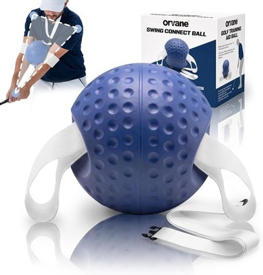 Golf Smart Ball Training Aid with Adjustable Lanyard Impact Swing Trainer Medium