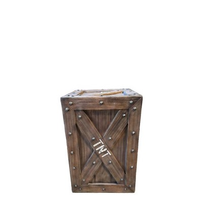 TNT Crate Life Size Resin Statue Pirate Western Jungle Safari Prop Display Decor