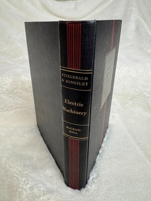 Electric Machinery Fitzgerald & Kingsley 1952 1st Edition McGraw-Hill Hardcover
