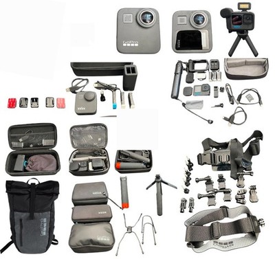 GoPro HERO12 BLACK Creator Edition 5K + GoPro Max360 FULL BUNDLE SET