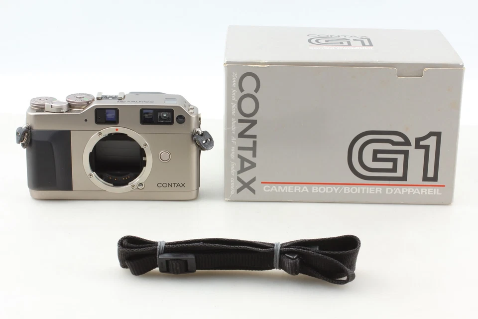 [Excelente COMO NUEVO en Caja] Cuerpo/Correa de cámara fotográfica telémetro Contax G1 35 mm de JAPÓN Foto 4 de 4