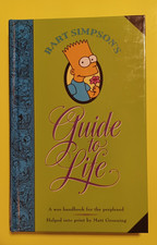Bill Morrison Signed 1st Ed 1st Prt HC Bart Simpsons Guide to Life Matt Groening