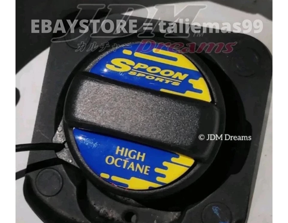 Pegatina decorativa de tapa de combustible JDM para Honda Jazz Fit City Hatchback HRV - cuchara deportiva Foto 3 de 4