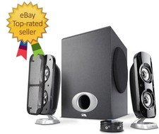 2.1 Multimedia Speaker System with Subwoofer, 80 Watts Peak Power, Strong Bas...