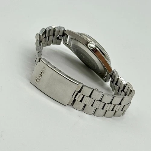 SEIKO LORD MATIC 5606-7000 Automatic Watch Day Date Silver Dial - Picture 3 of 4