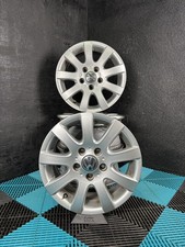 4x Alufelgen 15 Zoll 6.5" 5x112 1K0601025A VW Touran Golf Rim Wheels