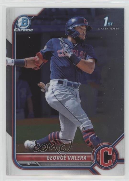 2022 Bowman Chrome Prospects George Valera #BCP-22 6u5