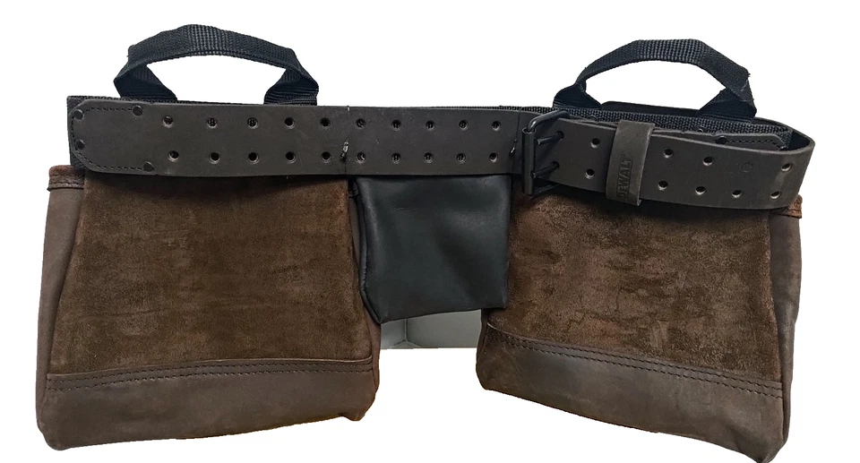 DeWalt DWST550112 Leather Tool Rig Apron 11-Pockets - Image 4 of 4