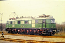 E-Lok DR 218 019-8 Strecke:Berlin-Rummelsburg Personenzug, Original Dia, Vintage