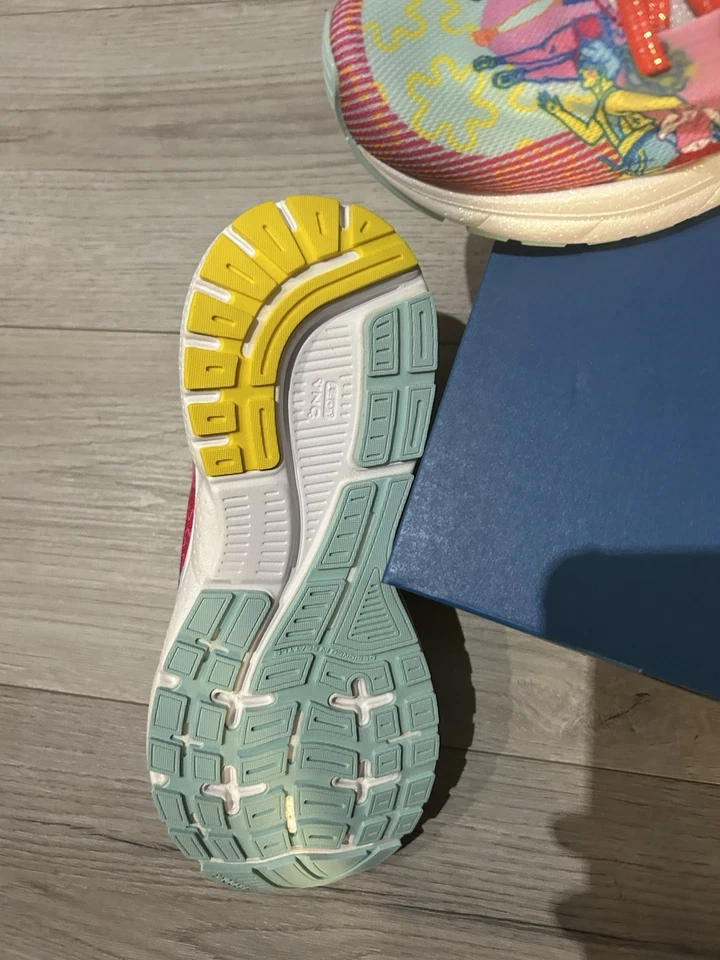 Mujer Brooks Trace 3, Rosa/Azul/Amarillo, Pride 10 B Mediano EE. UU. Agotado Limitado Foto 3 de 4