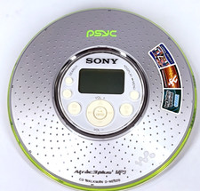 Sony PSYC D-NE320 CD Walkman Atrac3plus MPS Player Green Silver - Tested