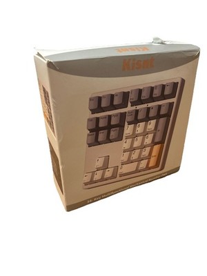 Kisnt Mechanical Number Pad, 34 Key Wired Hot Swappable Keypad, Gateron Black