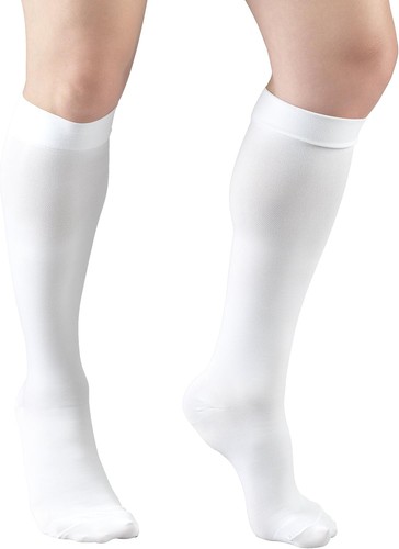 TRUFORM Unisex Anti-embolism Below Knee Stockings 18mmHg (White) Medium - 第 4/6 張圖片