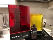 elegoo saturn 8k 3D resin printer starter pack