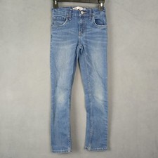 Levi's 511 Performance Slim Fit Jeans Boys 12 26x27 Blue Denim Cotton Low Rise