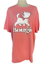 Disney Parks 2024 Aristocats Marie Bougie Pink Cat Adult T-Shirt Size Large