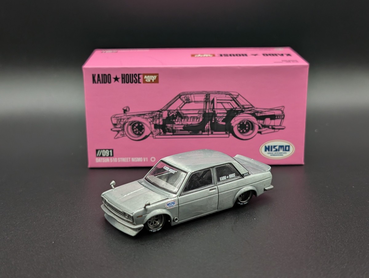 CHASE 1:64 MINI GT Kaido House Datsun 510 Street Nismo V1 Pink