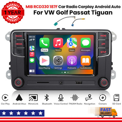 NONAME  RCD330 Plus 187F Car Radio Stereo Carplay Android Auto For VW Golf Jetta