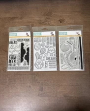 3 Simon Says Clear Stamp Sets Beach Birthday Easter Bunny