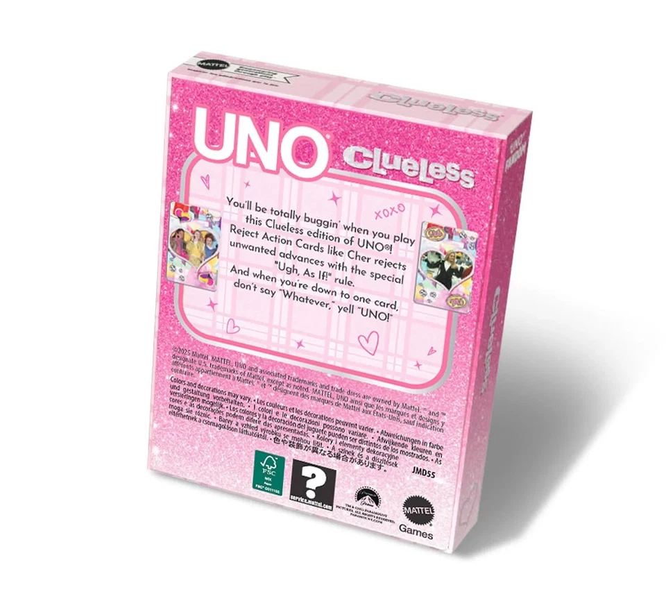 Mattel - UNO - Clueless Fandom 30th Anniversary Card Game Deck - New - Image 2 of 4