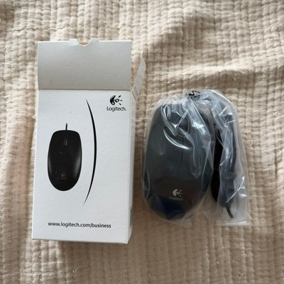Logitech B100 Optical USB Mouse Black Wired 3-Button 800 DPI M-U0026 Lot of 10