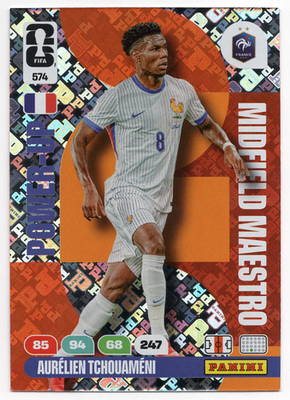 574. Aurelien Tchouameni (France) Panini Adrenalyn XL FIFA World
