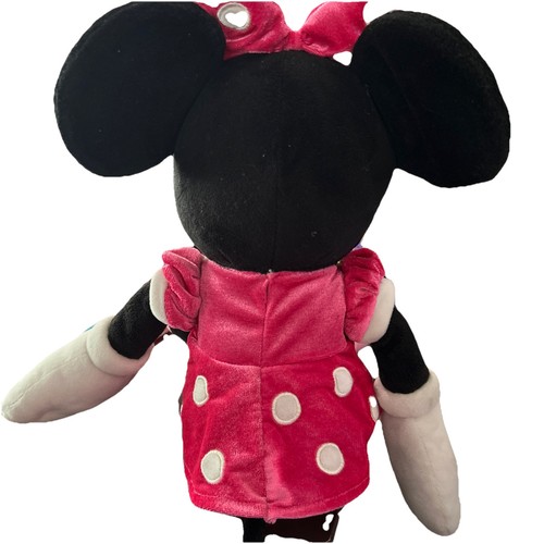 Exclusivo vestido de felpa de Minnie Mouse de Disney Store - rosa a lunares. - Imagen 2 de 2