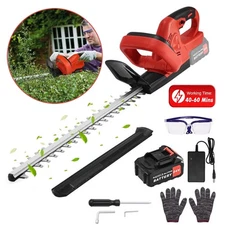 Cordless Hedge Trimmer, 22Inch Cordless Electric Hedge Trimmer w/ 21V Battery US