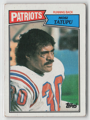 1987 Topps Football # 1 - 200 - Pick Your Card!