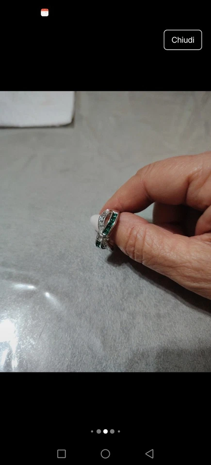 Anello Argento Placcato - Immagine 2 di 4