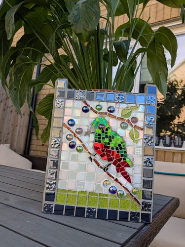 Mosaic Square Planter Mosaic Pot Mosaic Planter - Picture 9 of 21