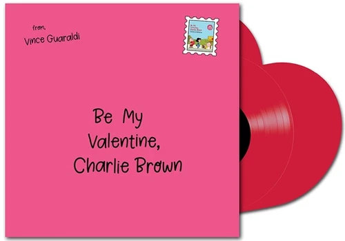 BE MY VALENTINE CHARLIE BROWN Ltd 2026 HEART SHAPED COLORED VINYL RECORD Last 1!