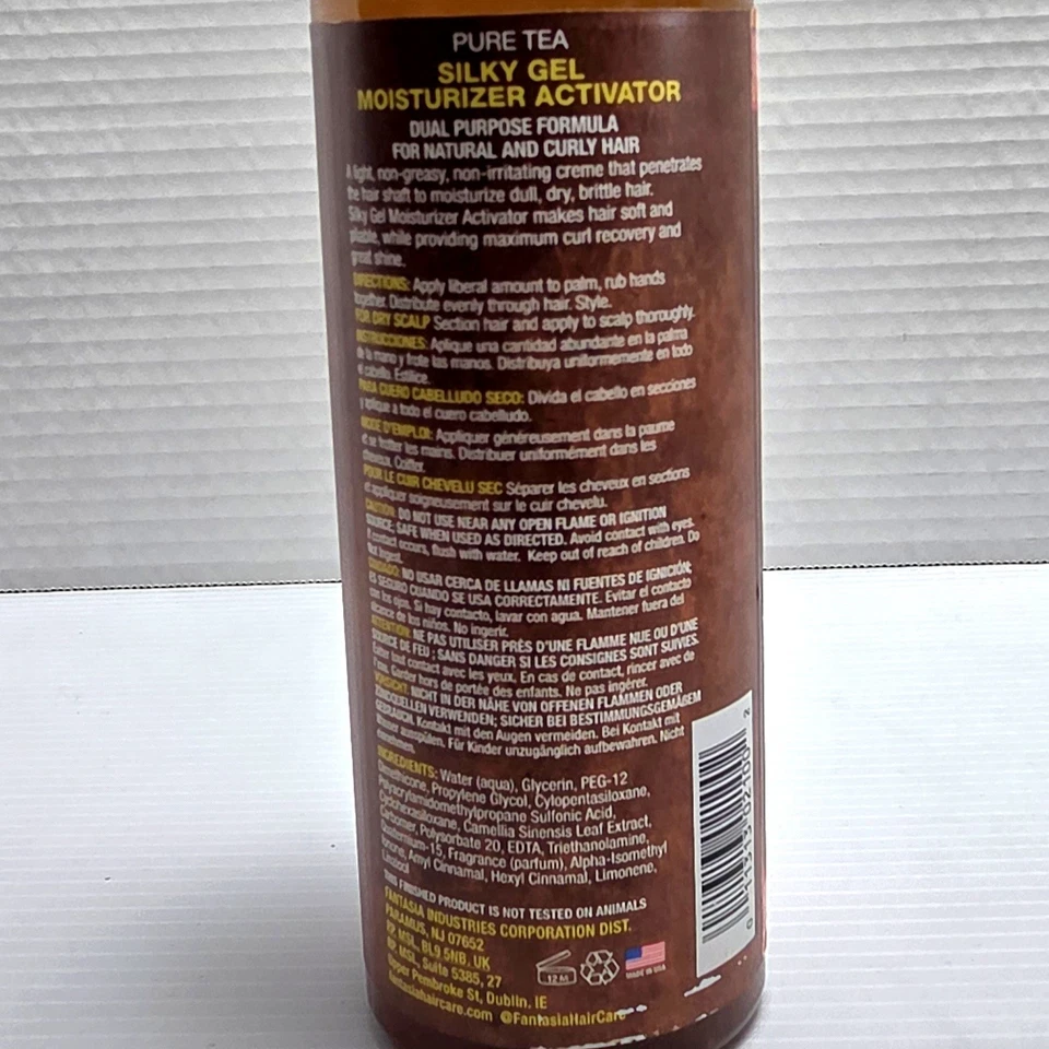 Fantacia ic Pure Tea Gel Hidratante Activador Acondicionador 16 fl oz Foto 2 de 2