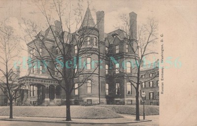 Washington DC - RUSSIAN EMBASSY - 1908 Postcard Old Mansion