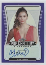 2020 Leaf Pop Century Purple /12 Nina Dobrev #BA-ND1 Auto wd9