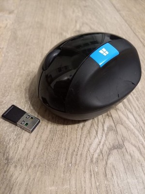 Microsoft Sculpt Ergonomic Mouse Surface Edition MIT USB-Dongle Black Wireless