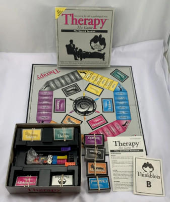 1996 Therapy the Game Second Session by Pressman Complete Great Cond FREE SHIP